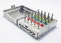 25-Piece Conical Drills Dental Implant Kit with Stoppers | Precision Implant Drill Set for Implant Site Preparation | Reusable & Autoclavable #OS1020