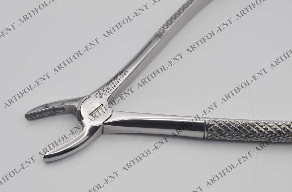 Professional Extraction Forceps Upper Anteriors 1E – Straight Precision Beaks | High-Performance Stainless Steel Extraction Instrument | Ergonomic Non-Slip Handle | Ideal for Vertical Extraction #FX1E