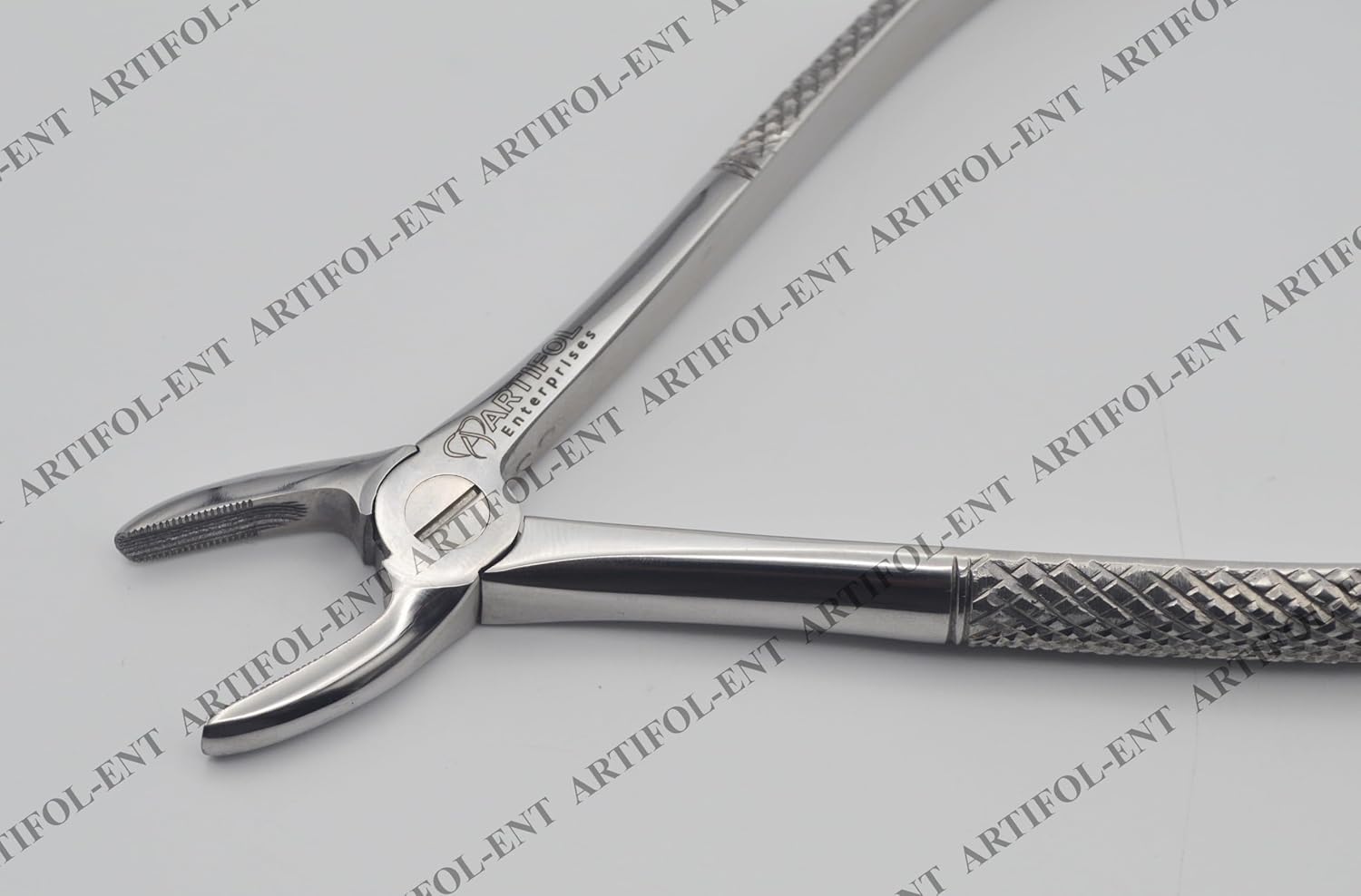 Professional Extraction Forceps Upper Anteriors 1E – Straight Precision Beaks | High-Performance Stainless Steel Extraction Instrument | Ergonomic Non-Slip Handle | Ideal for Vertical Extraction #FX1E
