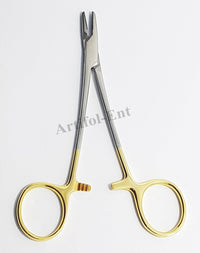 TC Webster Needle Holder 13 cm (5") – Tungsten Carbide Smooth Jaw Tips | Surgical Dental Suturing Instrument | Stainless Steel | 2 Pcs