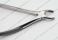 Professional Extraction Forceps Upper Molar Right 17E – Anatomical Deep-Grip Beaks | High-Performance Stainless Steel | Precision Anti-Slip Handle & Calibrated Pivot #FX17E