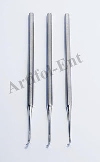 Dental Scaler left; 3 mm; 15.5 cm Tartar Calculus Plaque Remover 3Pcs #147510100