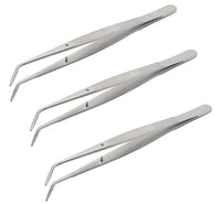 Pinces à deux anneaux / Pinces à coton – Lot de 3, 15,7 cm (6") | Pinces chirurgicales et dentaires à pointes striées #114500011