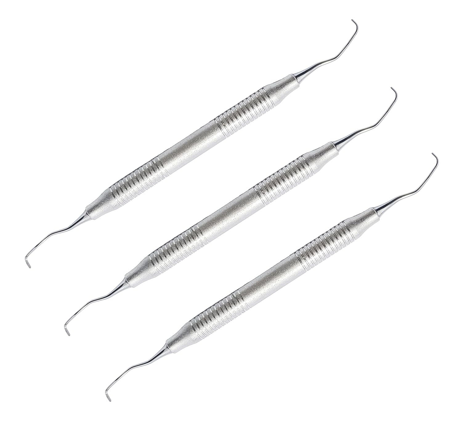 Gracey Curette 11/12 – Double End Dental Periodontal Instrument | Ergonomic Hollow Handle | 3-Piece Hygiene Tool Set #‎SG11/12XE2