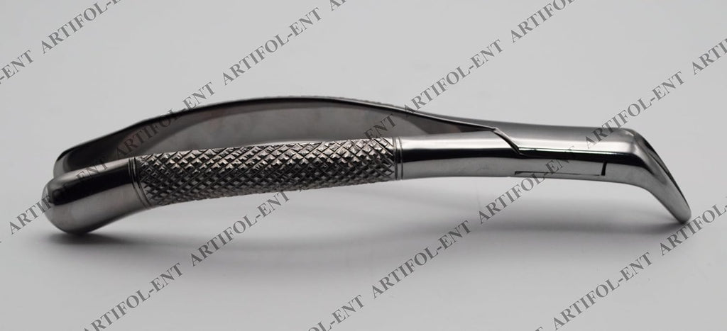 Precision Cryer-Style Extraction Forceps – Model 151 | Heavy-Duty Stainless Steel Gripping & Removal Tool | Angled Serrated Jaws, Ergonomic Handles & Durable Build | Ideal for Crafting & DIY Tasks #F151