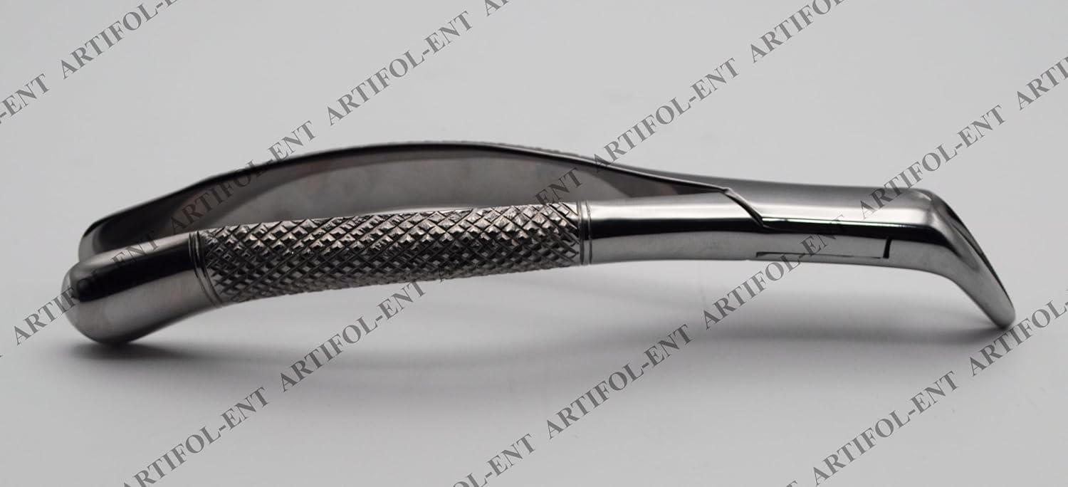 Precision Cryer-Style Extraction Forceps – Model 151 | Heavy-Duty Stainless Steel Gripping & Removal Tool | Angled Serrated Jaws, Ergonomic Handles & Durable Build | Ideal for Crafting & DIY Tasks #F151