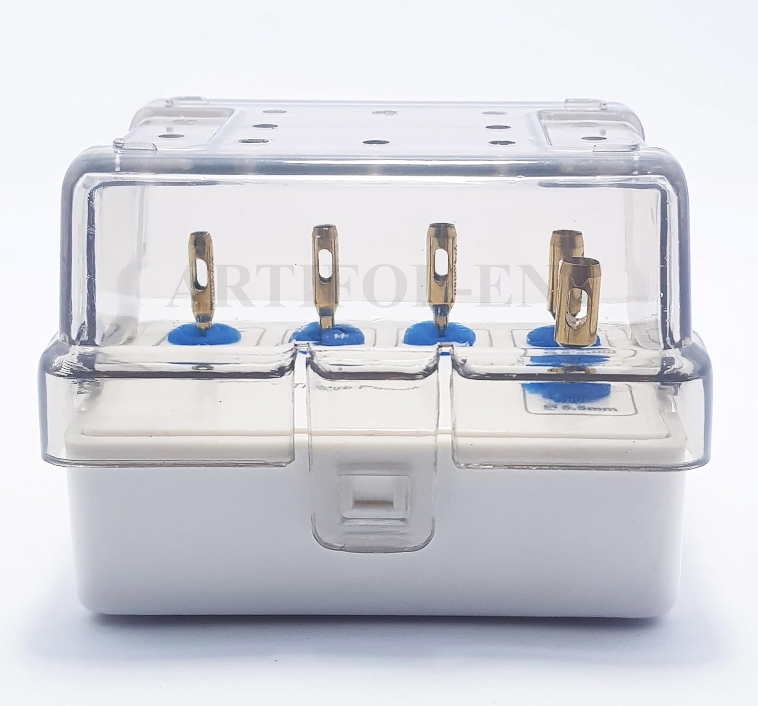 Dental Tissue Punch Kit OS1022 – 5 Pcs Gold Color Surgical Tissue Punch Set with Holder | Implant Soft Tissue Tools #OS1022