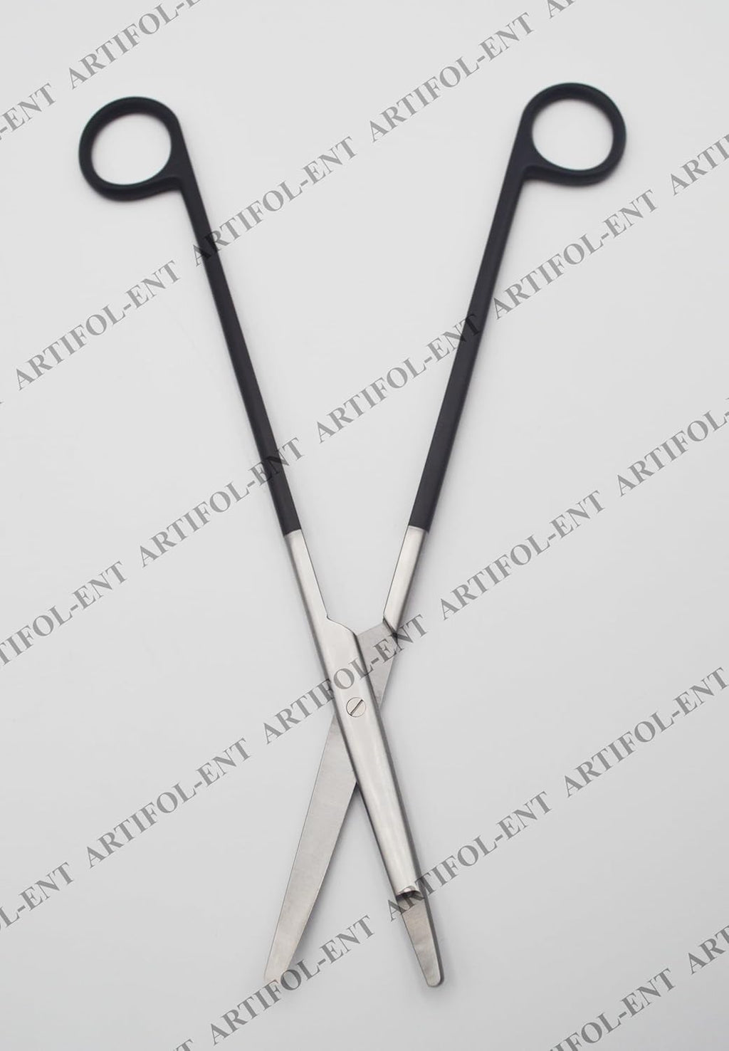 2-Piece Rangell-Stille Style Super-Cut Scissors – 23 cm Curved | Extra-Long Precision Cutting Tools | High-Grade Stainless Steel Scissors with Super-Cut Blades | Smooth Action & Reusable #113910704