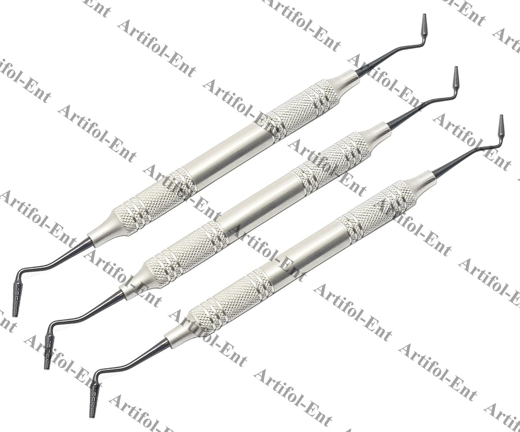 AB2 Boghosian Composite Filling Instruments | 3-Piece Dental Kit | Titanium Black Non-Stick Tips #TNPFIAB2