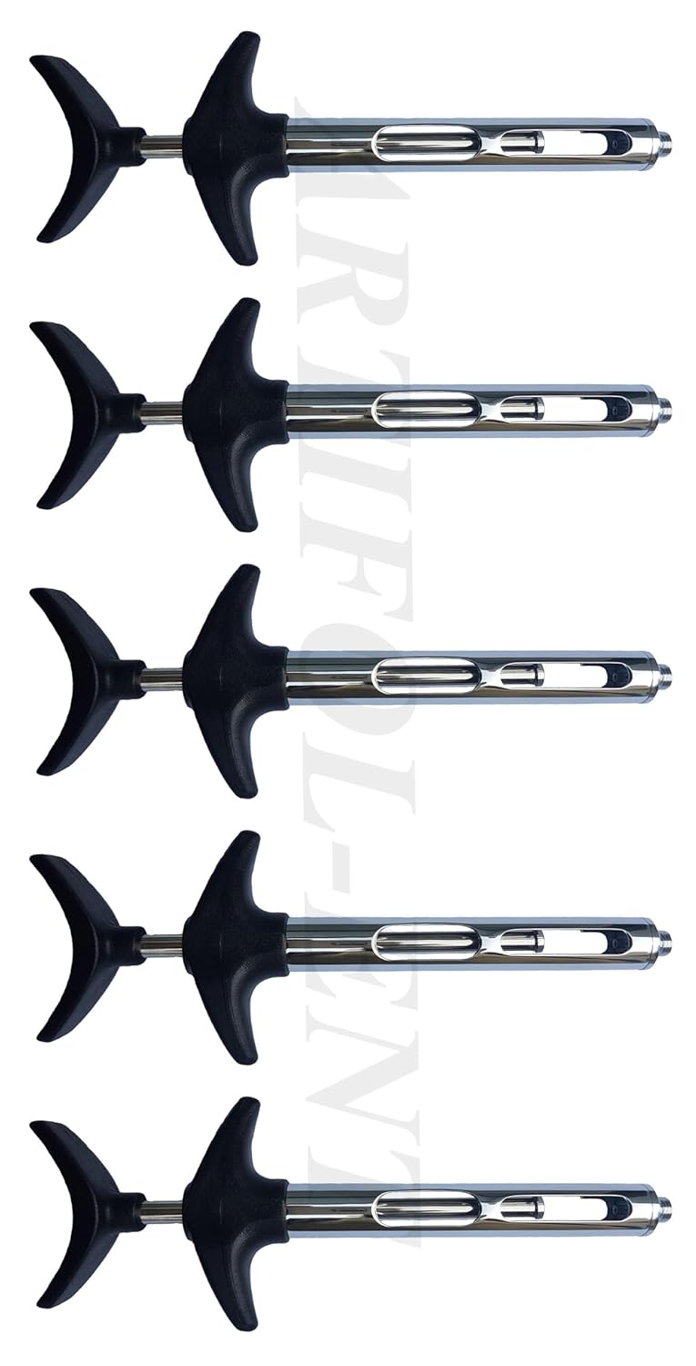 Non-Aspirating Dental Syringe – 1.8ML / 1.8CC Cartridge Anesthetic Syringe (5 Pcs Set) #AE-4340