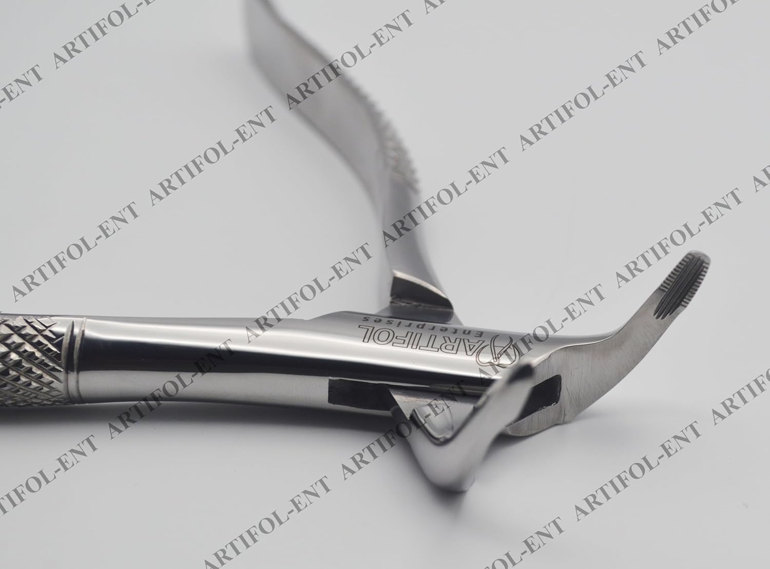 Precision Extraction Forceps – Model 203 | Heavy-Duty Stainless Steel Gripping & Removal Tool | Serrated Jaws, Ergonomic Handles & Durable Construction | Ideal for Crafting & DIY Applications #F203