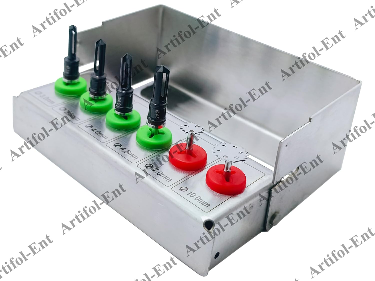 6-Piece Dental Bone Collector Kit – Saw Disk with Steel Holder, Sinus Lift & Implant Tool Set #OS1059 | Premium Stainless Steel | Reusable & Autoclavable