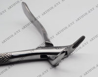 Precision Cryer-Style Extraction Forceps – Model 151 | Heavy-Duty Stainless Steel Gripping & Removal Tool | Angled Serrated Jaws, Ergonomic Handles & Durable Build | Ideal for Crafting & DIY Tasks #F151