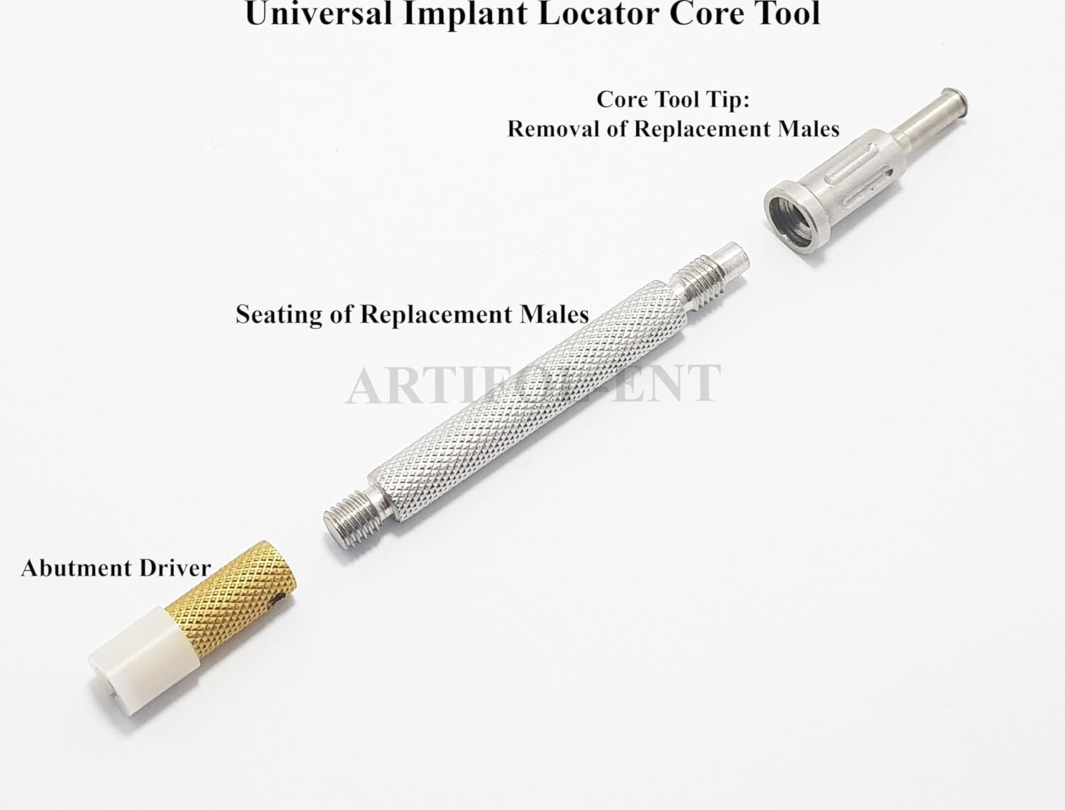 Universal Implant Locator Core Tool - Retention Caps Insertion & Extraction Tool OS1049