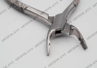 Serrated Grip Precision Extraction Forceps – Upper-Root Style 97E | High-Grade Stainless Steel Holding Tool | Strong Serrations, Secure Control & Durable Build | Ideal for Crafting #FX97E