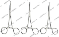 Rochester Carmalt Pinzette – 16 cm gebogen (3er-Set) Chirurgische Pinzette aus Edelstahl für präzises Gewebehandling | #115910198