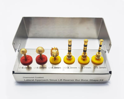 Dental Implant Lateral Approach Sinus Lift Reamer Drill Kit – 6 Pcs Surgical Drill Set | Professional Implant Tools #OS1025