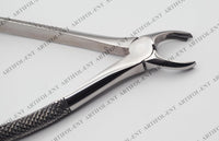 Professional Extraction Forceps Upper Molar Left 18E – Anatomical Deep-Grip Beaks | High-Performance Stainless Steel Extraction Instrument | Precision Anti-Slip Handle & Calibrated Pivot #FX18E