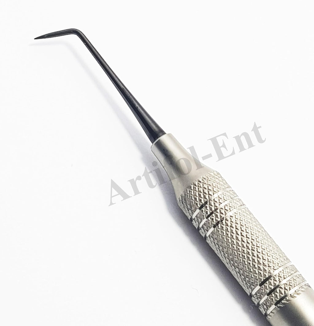 Posterior Explorer Composite Filling Instrument Set – 3 Pcs | Titanium Black-Coated Tips | Ergonomic Hollow Handles #TNEXBKR1