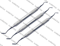 Mini Goldstin Flexy-Thin Composite Filling Instruments | 3-Piece Dental Kit | Titanium Black Non-Stick Tips #TNCIGFTMI1