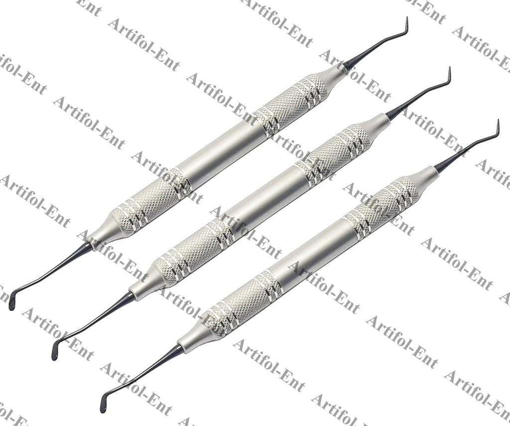 Micro Mini Goldstin Flexy-Thin Composite Filling Instruments | 3-Piece Dental Kit | Titanium Black-Coated Non-Stick Tips #TNCIPCS