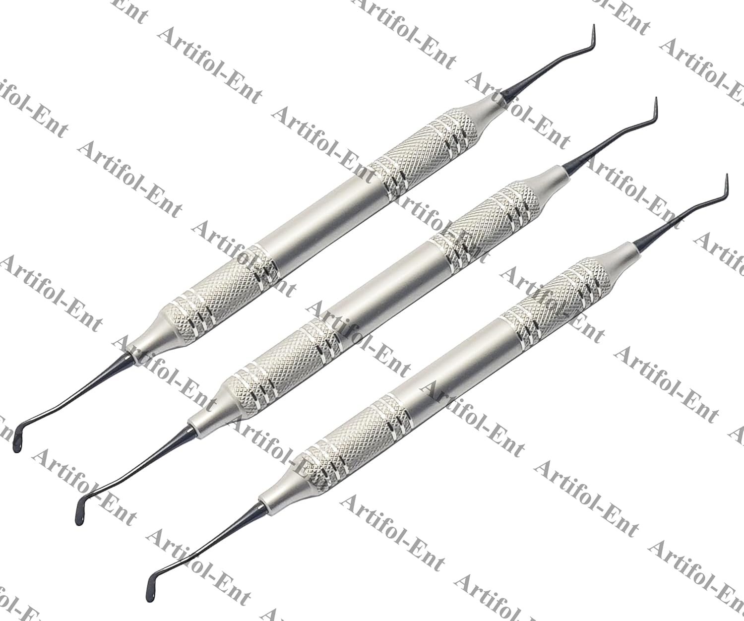 Micro Mini Goldstin Flexy-Thin Composite Filling Instruments | 3-Piece Dental Kit | Titanium Black-Coated Non-Stick Tips #TNCIPCS