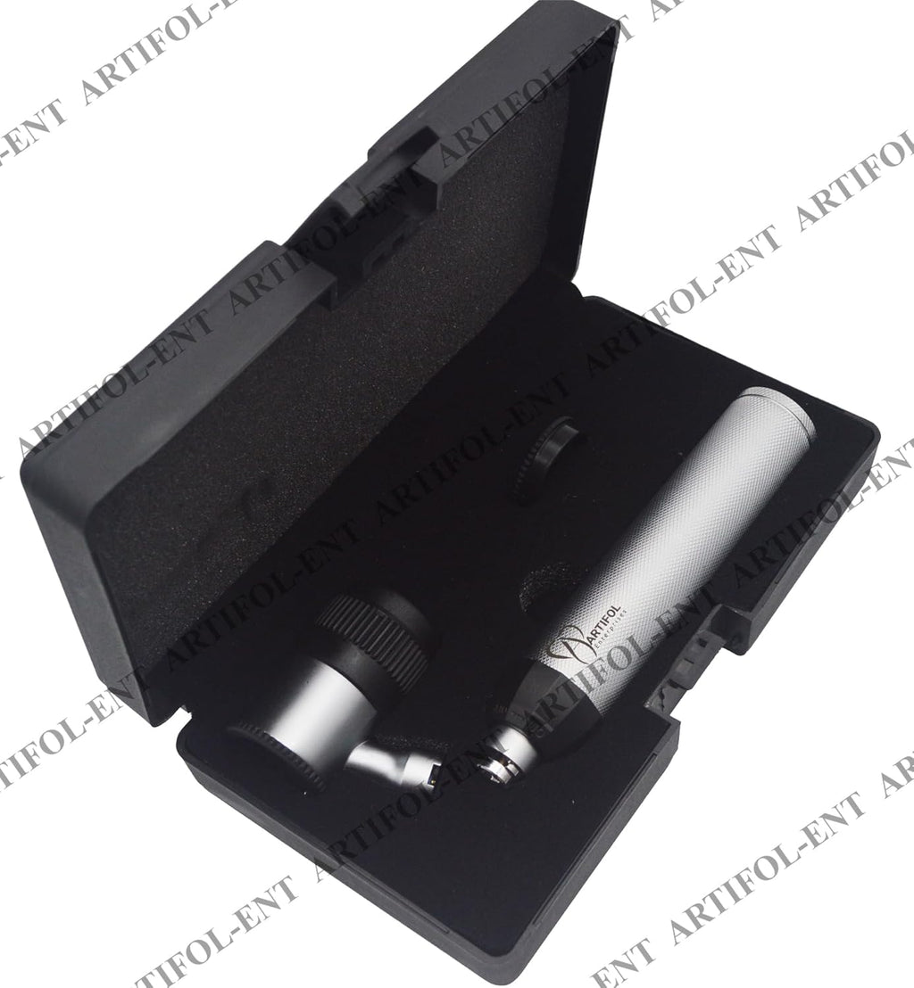 Dermatoscope Set Skin Inspection Diagnostic Set | Premium Skin Viewing Instrument | Solid Brass Construction, Precision Optical Lens, Bright Illumination & Reusable Inspection Tool #OS10107
