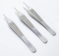 Micro Adson Tissue Forceps 1x2 Teeth 12 cm Kocher Tweezer Surgical Dental 3 Pcs #114910114