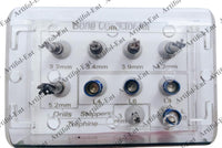 Artifol Dental Bone Collector Kit – 10 Pcs with Depth Stoppers | Sinus Lift & Implant Tools in Compact Organizer Box #OS1071