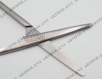 Elite TC Mayo-Stille Schere – 17 cm gerade | Professioneller Edelstahl | Präzisionsschneide aus Wolframkarbid #113910610