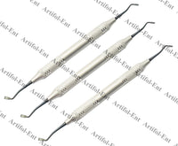 Hollenback Carver Composite Filling Instrument Set – 3 Pcs | Titanium Black-Coated Tips | Ergonomic Hollow Handle #TNPLGH3
