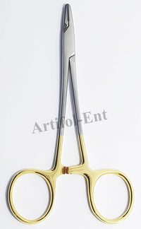 TC Webster Needle Holder 13 cm (5") – Tungsten Carbide Smooth Jaw Tips | Surgical Dental Suturing Instrument | Stainless Steel | 2 Pcs