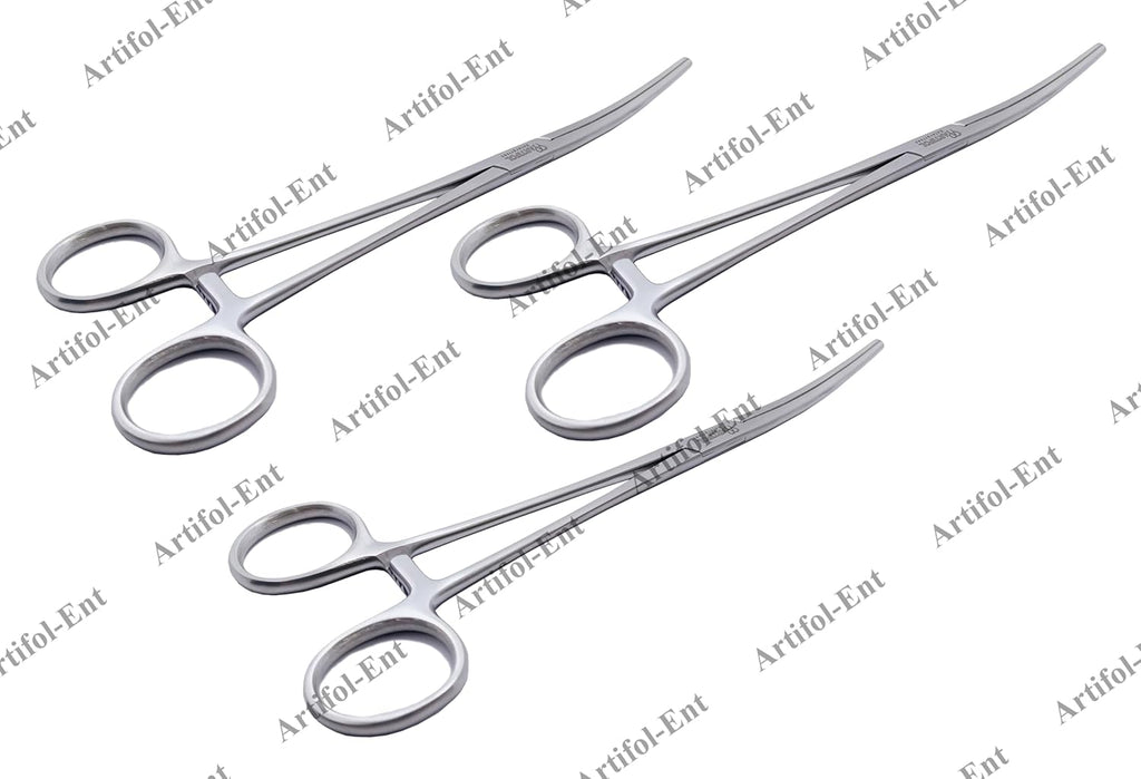 Sarot Arterienklemme, gebogen – 23 cm (3 Stück) Präzisions-Hämostaseklemme für zuverlässige Gefäßkontrolle | #115141600