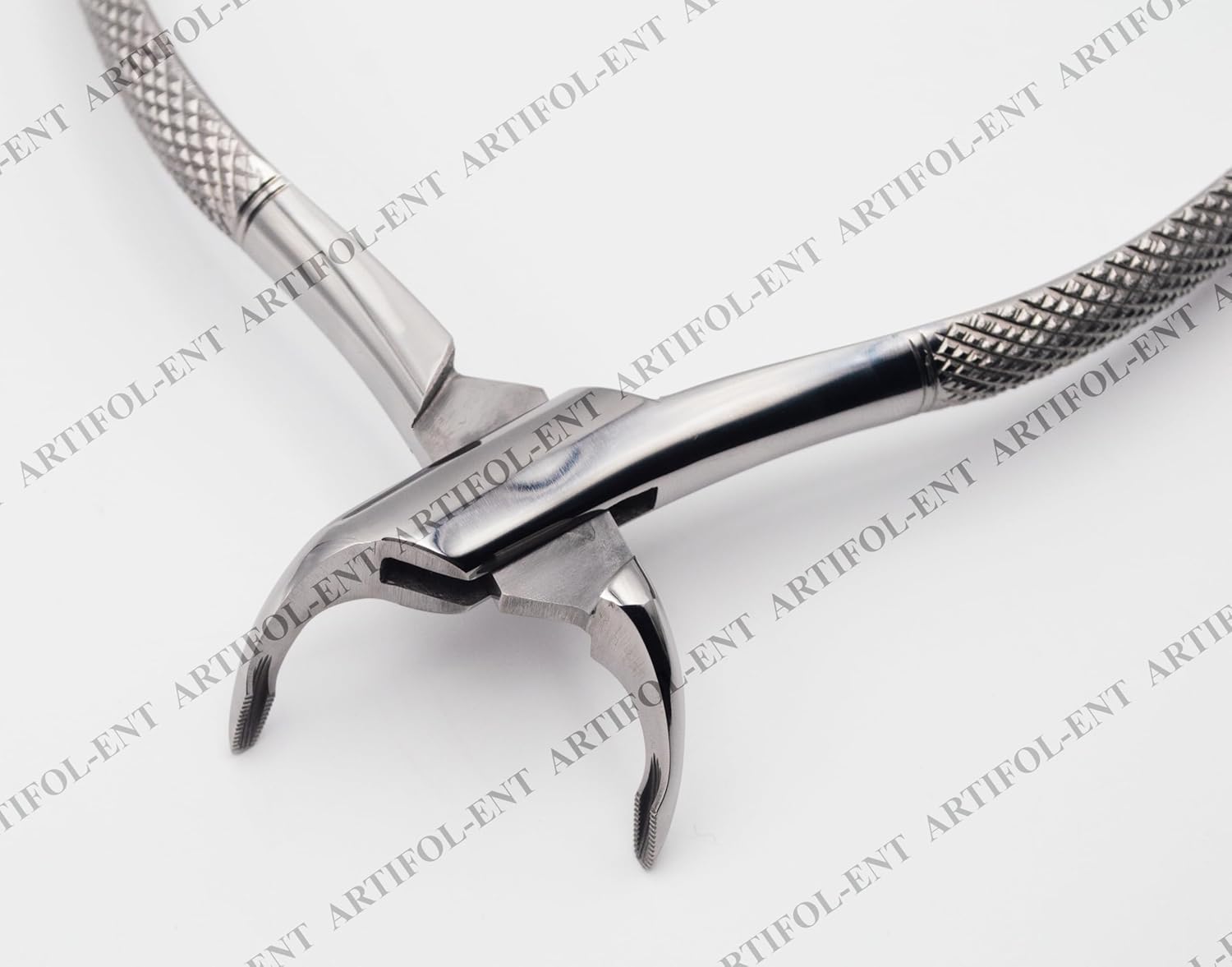 Precision Extraction Forceps – Model 203 | Heavy-Duty Stainless Steel Gripping & Removal Tool | Serrated Jaws, Ergonomic Handles & Durable Construction | Ideal for Crafting & DIY Applications #F203