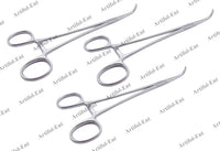 NEGUS Gallengangzange – Gebogen, 19 cm | Präzisionsinstrumente für die Gallenwegschirurgie, 3-teiliges Set #115910277