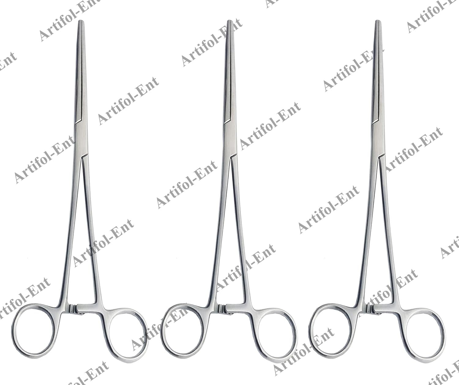 Rochester Pean Forceps – Straight, 26 cm | Stainless Steel Surgical Forceps for Precise Clamping, 3-Piece Set #115910123