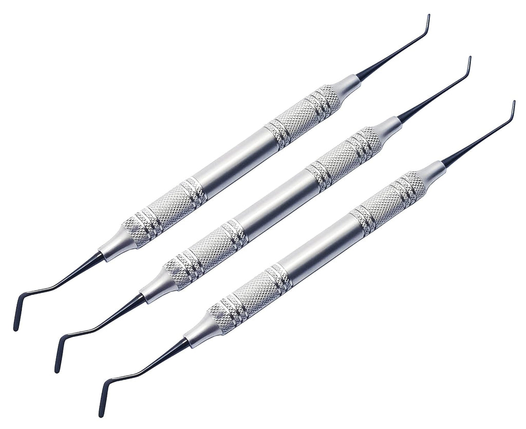 W3 Composite Filling Instruments | 3-Piece Dental Kit | Titanium Black Non-Stick Universal Condenser Tips #TNPFIW3