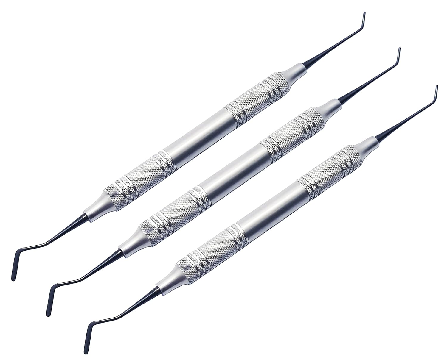 W3 Composite Filling Instruments | 3-Piece Dental Kit | Titanium Black Non-Stick Universal Condenser Tips #TNPFIW3