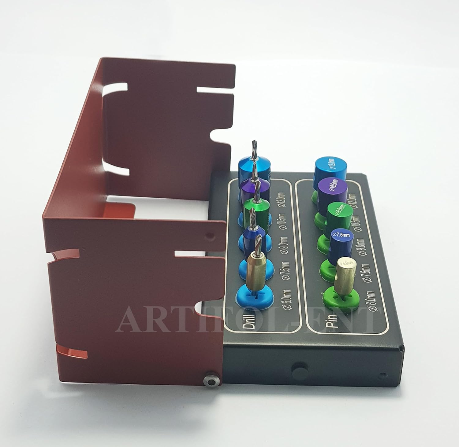 Drills Guide & Implant Positioning Pins Kit – Dental Surgical Guide and Positioning Set with Holder | Professional Implant Tools #DGIPK