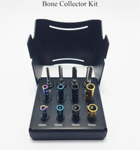 Bone Collector Kit – 12 Pcs Chip Maker Drills & Stopper Set | Dental Implant Bone Harvesting Instruments #OS1031