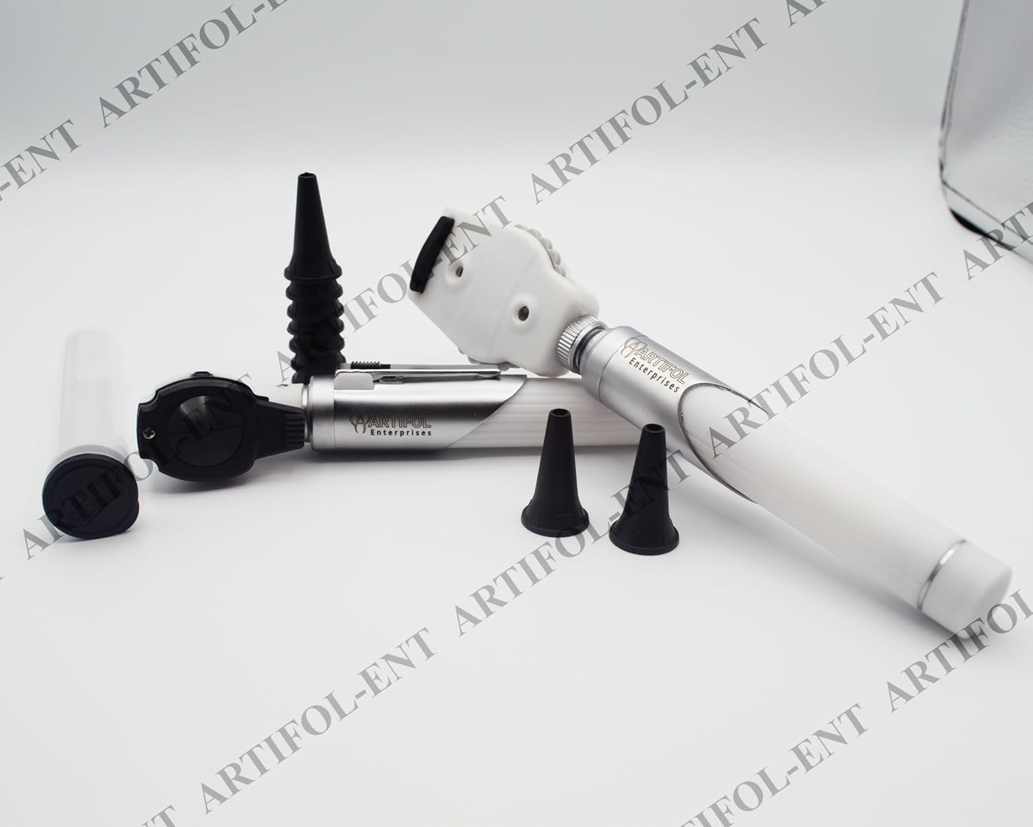 Artifol Student Home Use ENT Otoscope Examination Kit – Fiber Optic Diagnostic Set, White Color #OS1093