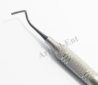 Interproximal Composite Carver Dental Instrument Set – 3 Pcs | Titanium Black-Coated Tips | Ergonomic Hollow Handle #TNCVIPC