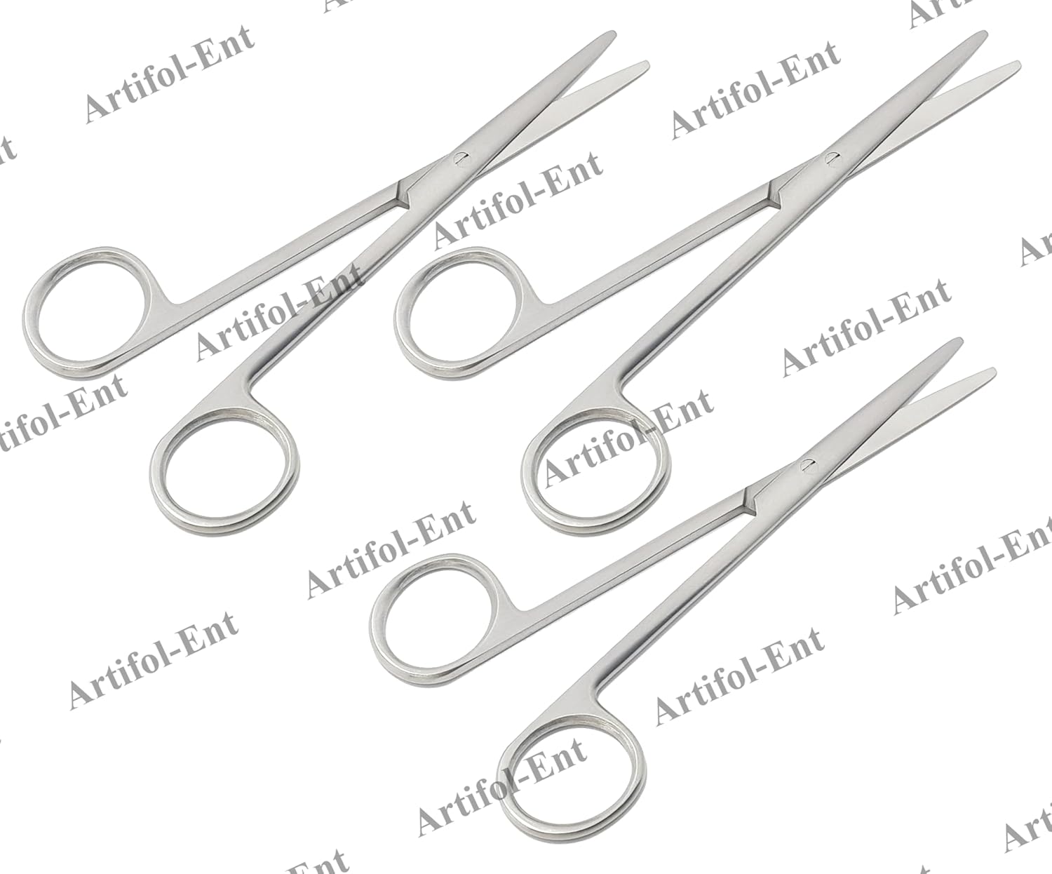 Lexer Premium Surgical Scissors Straight 16 cm – 3 Pcs | Surgical-Grade Stainless Steel | Precision Cutting & Dissection #113910215