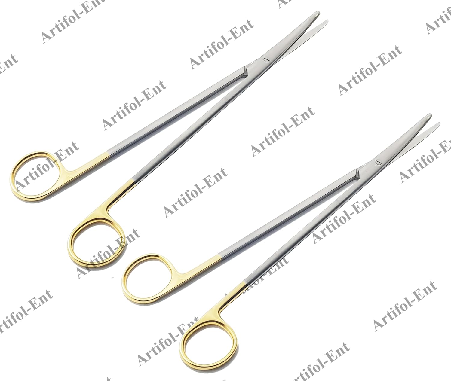 TC Metzenbaum Scissors Curved 23 cm – 2 Pcs | Tungsten Carbide Cutting Edges | Stainless Steel Surgical Scissors #113910629