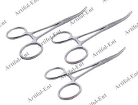 Rochester Pean Artery Forceps – 18 cm Curved | 3 Pcs Set | Stainless Steel | Precise Hemostasis #115910127
