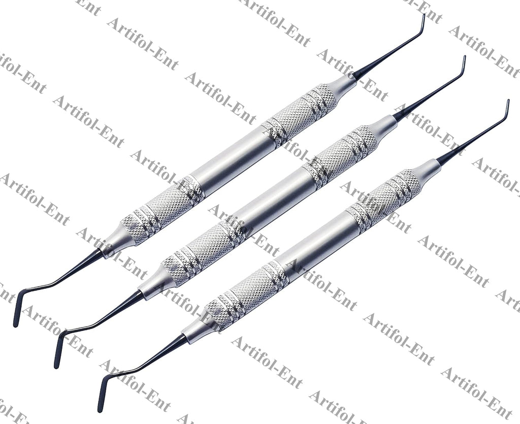 W3 Composite Filling Instruments | 3-Piece Dental Kit | Titanium Black Non-Stick Universal Condenser Tips #TNPFIW3