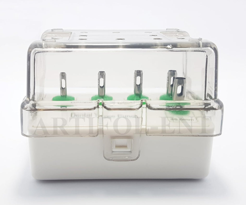 Dental Implant Tissue Punch Kit – 5-Piece Stainless Steel Set for Implant Surgery | Precision Soft Tissue Punches OS1021