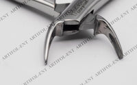 Precision Cryer-Style Extraction Forceps – Model 150 | Heavy-Duty Stainless Steel Gripping & Removal Tool | Angled Serrated Jaws, Ergonomic Handles & Durable Build | Ideal for Crafting & DIY Tasks #F150
