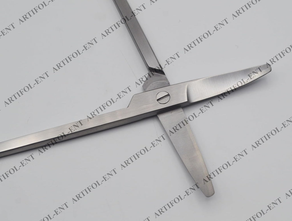 TC Parametrium-Style Curved Scissors – 22.5 cm | Tungsten-Enhanced Precision Cutting Tool | High-Grade Stainless Steel | Long Reach, Smooth Action & Reusable | Ideal for Crafting & Cutting #113910607