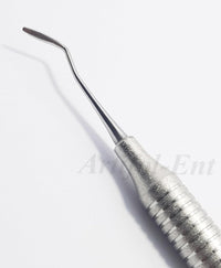 Set di strumenti per la retrazione del cordone gengivale – Strumenti di retrazione a doppia estremità dentati con impugnatura ergonomica cava (3 pezzi) – CSI1
